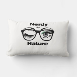 Nerdy von Nature Funny Geek Design mit Brille Lendenkissen