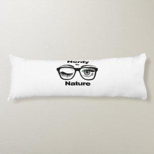 Nerdy von Nature Funny Geek Design mit Brille Seitenschläferkissen