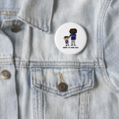 Nerdy zu Hause Vater-Knopf Button (Beispiel)
