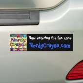 NerdyCrayon.com-Blau-Autoaufkleber Autoaufkleber (Auf Auto)