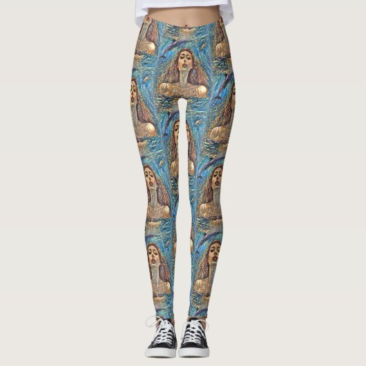 "Nerena" unter dem Wasser Leggings (Vorderseite)