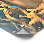 "Nerena" unter dem Wasser Poster (Ecke)