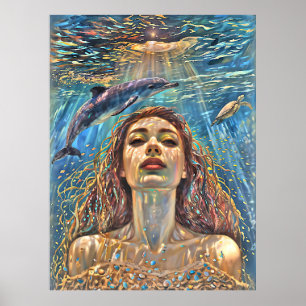 "Nerena" unter dem Wasser Poster