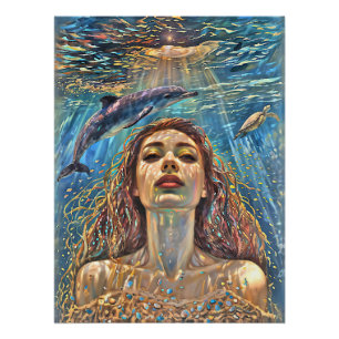 "Nerena" unter dem Wasser Poster