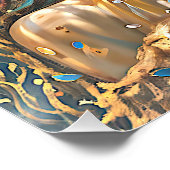 "Nerena" unter dem Wasser Poster (Ecke)