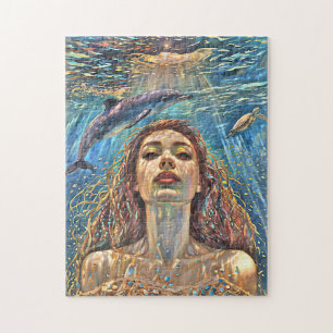 "Nerena" unter dem Wasser Puzzle