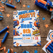 Nerf Geburtstag Einladung