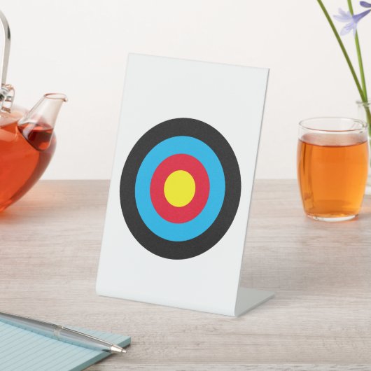 Nerf Gun Target Sockelschild (In SItu)