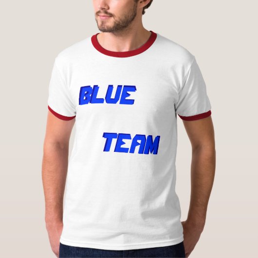 Nerf kämpft blaues Team-T-Shirt T-Shirt (Vorderseite)