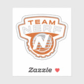 Nerf Team Nerf Logo Aufkleber (Blatt)