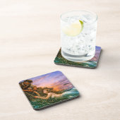 Nerithea and the Moral Catch - Fisherman’s Dilemma Getränkeuntersetzer (Rechte Seite)