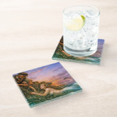 Nerithea and the Moral Catch - Fisherman’s Dilemma Glasuntersetzer (Schrägansicht)