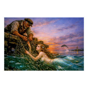 Nerithea und der moralische Fang - Fischermannot Poster