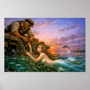 Nerithea und der moralische Fang - Fischermanns Di Poster