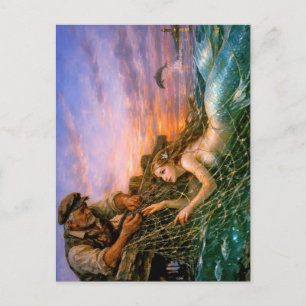 Nerithea und der moralische Fang - Fischermanns Di Postkarte