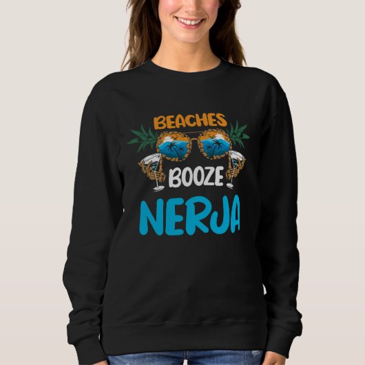 Nerja Beaches Funny Spain Vacation Matching Sweatshirt (Vorderseite)