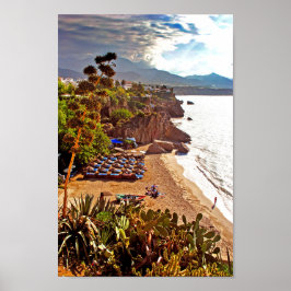 Nerja Calahonda Beach Andalusia Costa del Sol Poster