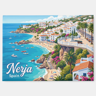 Nerja, Málaga, Andalusien, Spanien Spanien Magnet
