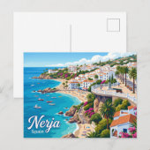 Nerja, Málaga, Andalusien, Spanien Spanien Postkarte (Vorne/Hinten)