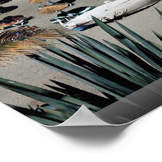 Nerja, Malaga, Spanien Poster (Ecke)