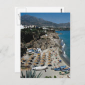 Nerja, Malaga, Spanien Postkarte (Vorne/Hinten)