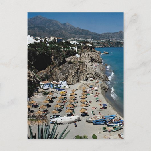Nerja, Malaga, Spanien Postkarte (Vorderseite)