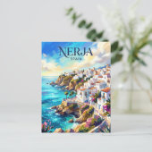 Nerja Spanien Postkarte (Stehend Vorderseite)