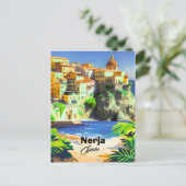 Nerja Spanien Reise Postkarten Kunst, Spanien Reis (Stehend Vorderseite)