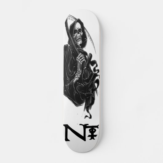 Nerkkotic Trendz grimmige Sensenmann-Plattform Skateboard (Vorderseite)