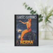 NERMA Ägyptische Zigaretten Postkarte (Stehend Vorderseite)