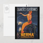 NERMA Ägyptische Zigaretten Postkarte (Vorne/Hinten)