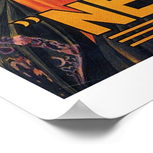 NERMA Cigarettes Egyptiennes Poster (Ecke)