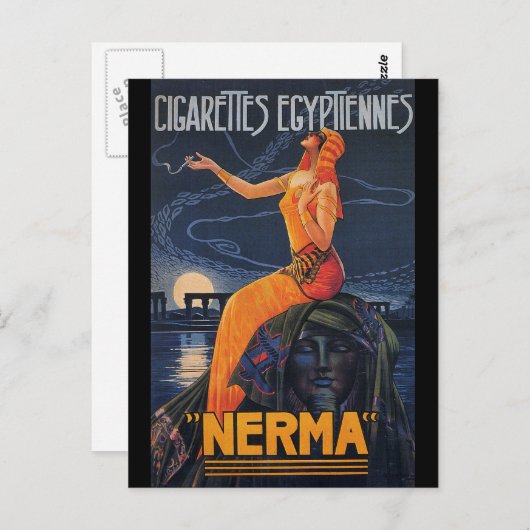 NERMA Zigaretten Ägypten Postkarte (Vorne/Hinten)
