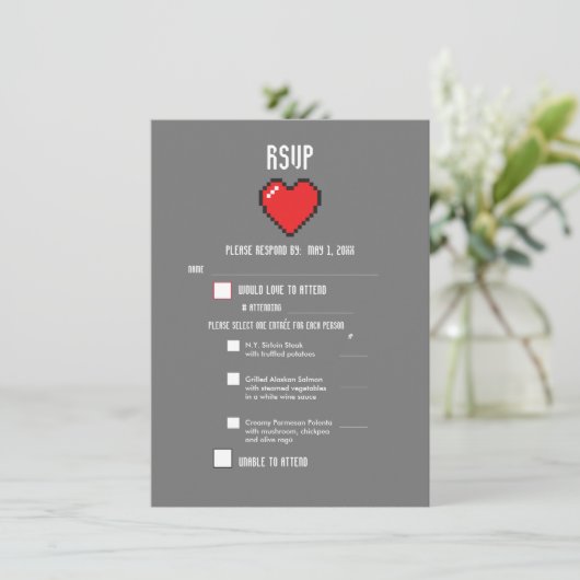 Nero 8 bit Herz-uAwg (Stehend Vorderseite)