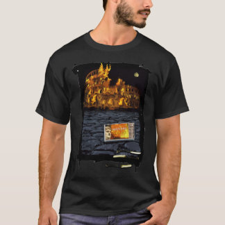 Nero Burns Rome Joke Italian Souvenir T-Shirt