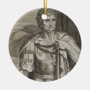 Nero Claudius Caesar Kaiser von ANZEIGE Roms 54-68 Keramik Ornament
