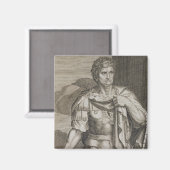 Nero Claudius Caesar Kaiser von Rom 54-68 n.Chr. Magnet (Vorderseite/Rückseite)