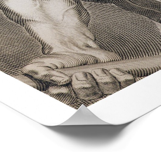 Nero Claudius Caesar Kaiser von Rom 54-68 n.Chr. Poster (Ecke)