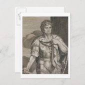 Nero Claudius Caesar Kaiser von Rom 54-68 n.Chr. Postkarte (Vorne/Hinten)