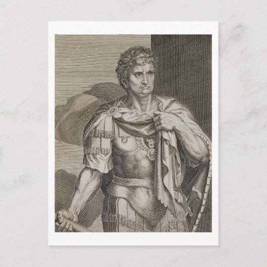 Nero Claudius Caesar Kaiser von Rom 54-68 n.Chr. Postkarte (Vorderseite)