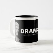 Nero Drama-Königin-Tasse Zweifarbige Tasse (Vorderseite Links)