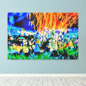 Nero fickte...von Maxwell Kerr Leinwanddruck (Insitu (Holzboden))