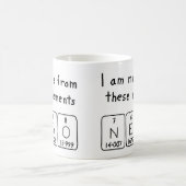 Nero Periodenname Tasse (Mittel)