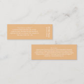 Neroli Bestandteilkarte Mini Visitenkarte (Vorne/Hinten)