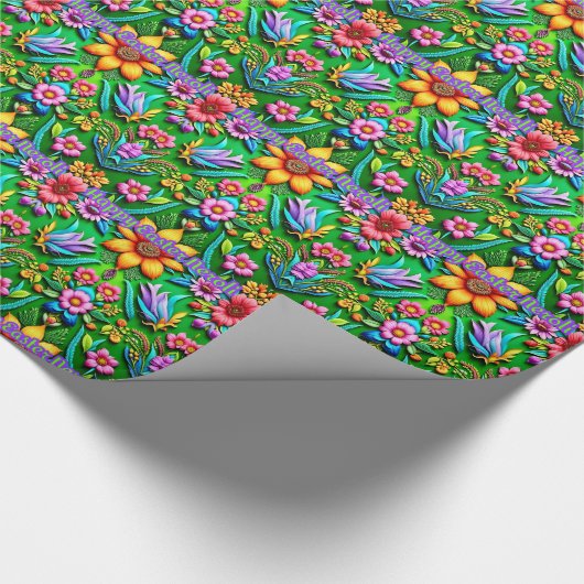 NEROLI ~ EASTER FLOWERS ~ GESCHENKPAPIER (Ecke)