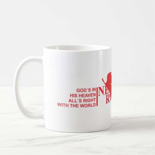 NERV Neon Entstehung Evangelion Tribute Kaffeetasse (Links)