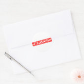Nervale Briefmarke Runder Aufkleber (Umschlag)