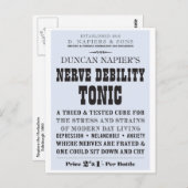 Nerve Tonic Postcard Postkarte (Vorne/Hinten)