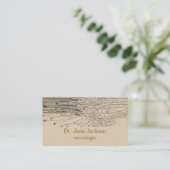 Nerve Zeichnend ausschneiden - Neurologe Visitenkarte (Stehend Vorderseite)