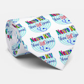 NERVEN ICU "wo WEICHE geschieht " Krawatte (Gerollt)